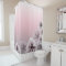 Pink Floral Grey White Ombre