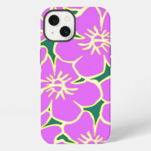 Pink Floral Hibiscus Hawaiian Flowers iPad Case