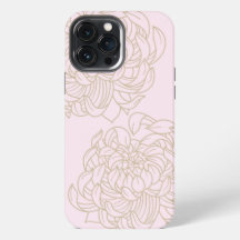 Pink Floral iPhone / iPad case