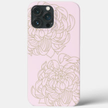 Pink Floral iPhone / iPad case