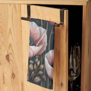 Pink Floral                                   Kitchen Towel