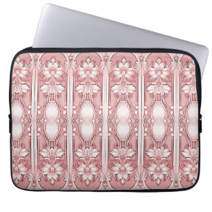 Pink Floral Laptop Sleeve