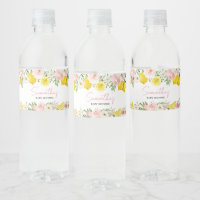 Pink Floral Lemon Baby Shower