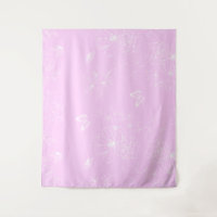 Pink Floral Minimalist Pattern Modern Abstract
