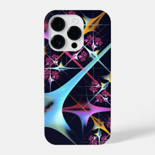 Pink Floral Modern Abstract Art Color Pattern #01 iPhone 14 Pro Case