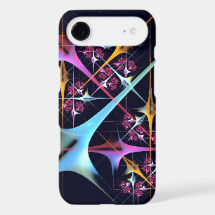 Pink Floral Modern Abstract Art Colour Pattern #01