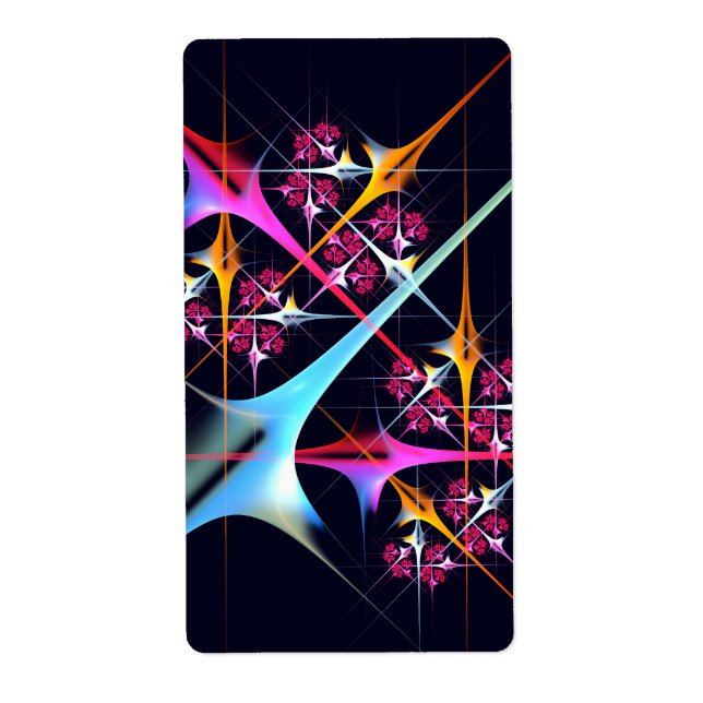 Pink Floral Modern Abstract Art Colour Pattern #01 (Front)