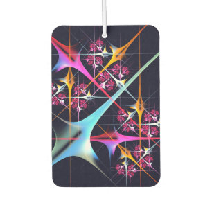 Pink Floral Modern Abstract Art Colour Pattern #01 Air Freshener