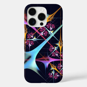 Pink Floral Modern Abstract Art Colour Pattern #01 iPhone 16 Pro Case