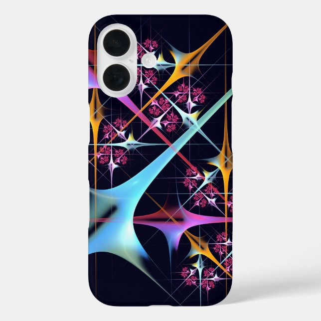 Pink Floral Modern Abstract Art Colour Pattern #01 Case-Mate iPhone Case (Back)