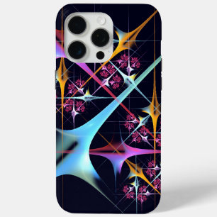 Pink Floral Modern Abstract Art Colour Pattern #01 iPhone 15 Pro Max Case