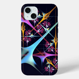 Pink Floral Modern Abstract Art Colour Pattern #01 iPhone 15 Mini Case