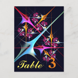 Pink Floral Modern Abstract Art Colour Pattern #01 Postcard