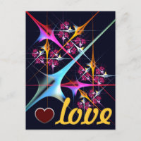 Pink Floral Modern Abstract Art Colour Pattern #01