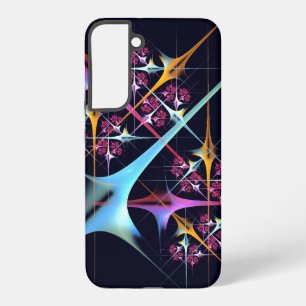 Pink Floral Modern Abstract Art Colour Pattern #01 Samsung Galaxy Case