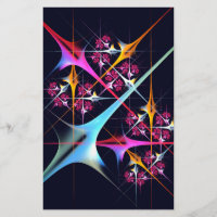 Pink Floral Modern Abstract Art Colour Pattern #01