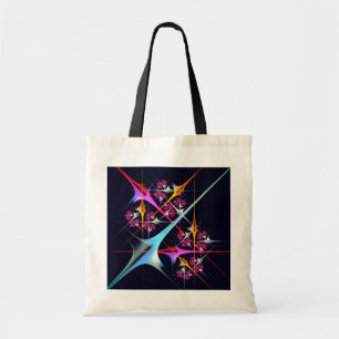 Pink Floral Modern Abstract Art Colour Pattern #01 Tote Bag