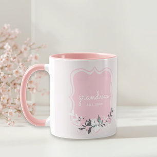 Pink Floral Mother’s Day Gift Grandma Mug