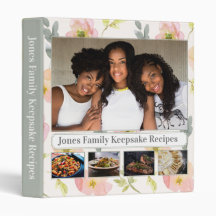 Pink Floral Multi-Image Recipe