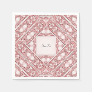Pink Floral Napkins