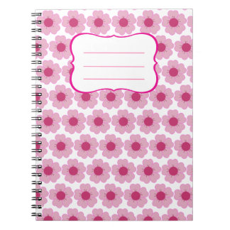 Pink Floral Notebook