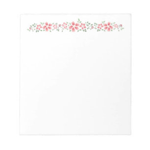 Pink Floral Notes
