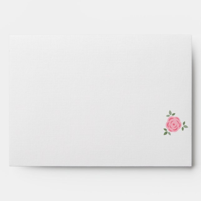 Pink Floral Pattern Envelopes (Front)
