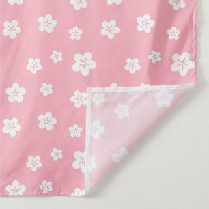Pink Floral Pattern Tapestry