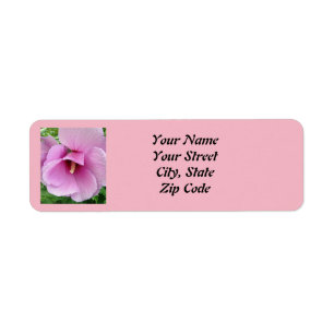Pink Floral Photography  Return Address Labels