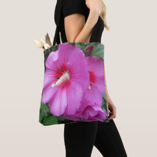 Pink Floral Photography Tote Bag