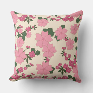 Pink floral Pillows