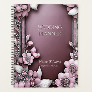 Pink Floral Planner