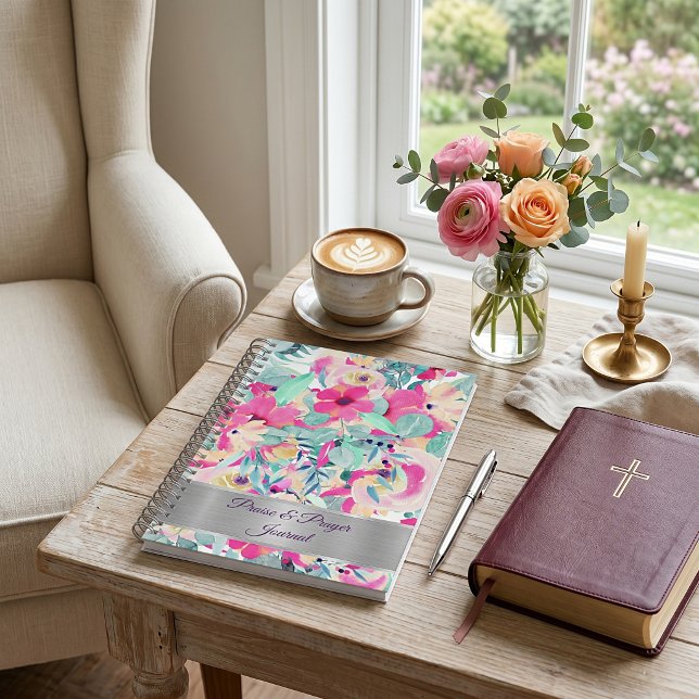 Pink floral Praise & prayer journal (Creator Uploaded)