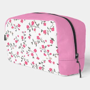 Pink Floral Toiletry Bag