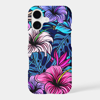 Pink Floral Tropical Hibiscus Flower