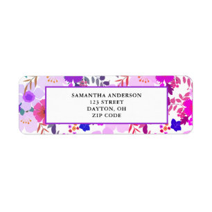 Pink Floral Watercolor