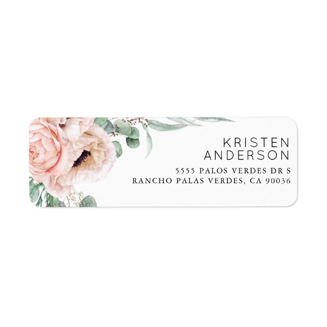 Pink Floral Watercolor Bridal Shower (Front)