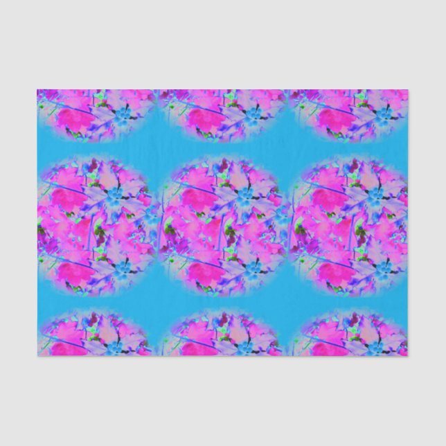 Pink Florals Tissue Paper (Front)