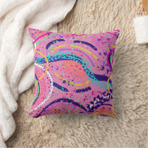 Pink Flow State Abstract Painting 
