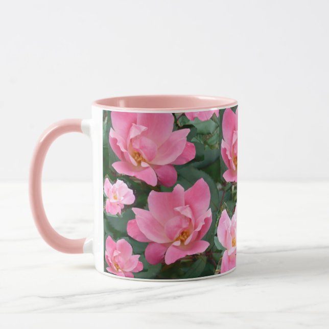 Pink Flower 1 Mug (Left)