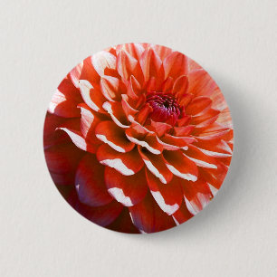 Pink Flower 2 Inch Round Button
