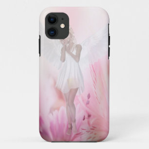 Pink Flower Angel iPhone 11 Case
