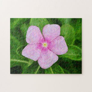 Pink Flower Art Garden Puzzle
