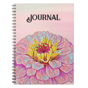 Pink Flower Art Journal