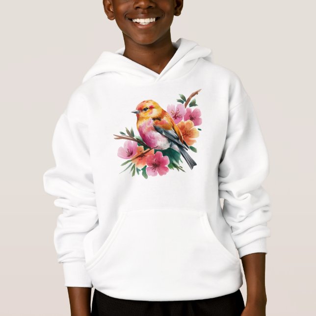 Pink Flower Bird (Front)