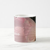 Pink Flower Blossom Close-up Kindness Photo Mug