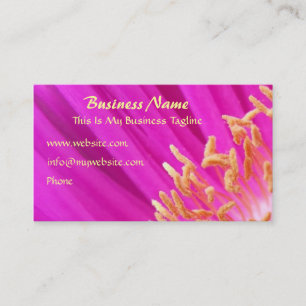 Pink Flower Business Card