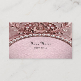 Pink Flower Business Card