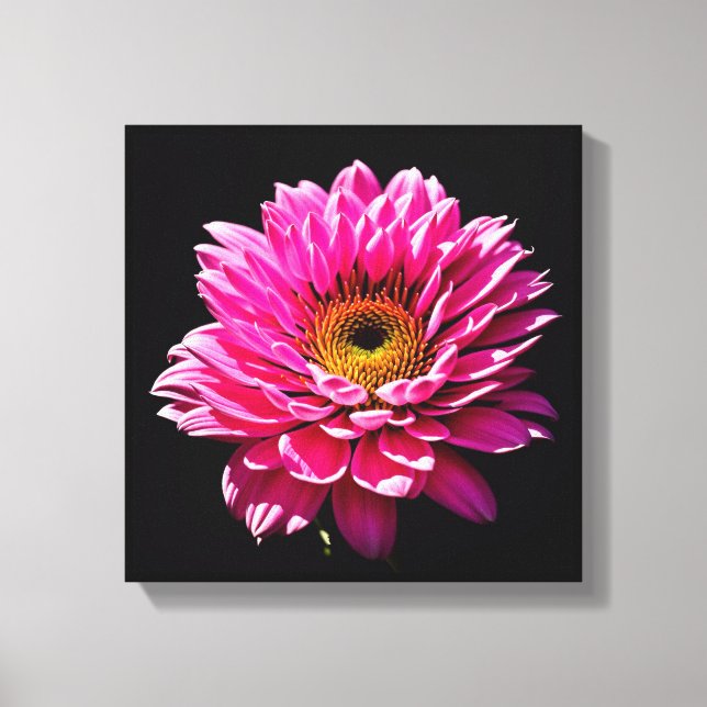 Pink Flower Canvas Print (Front)