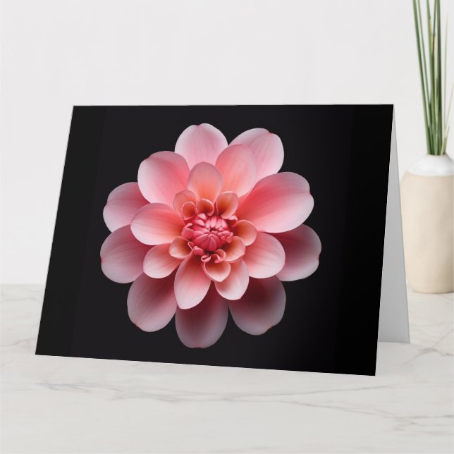 Pink Flower Card (Front)